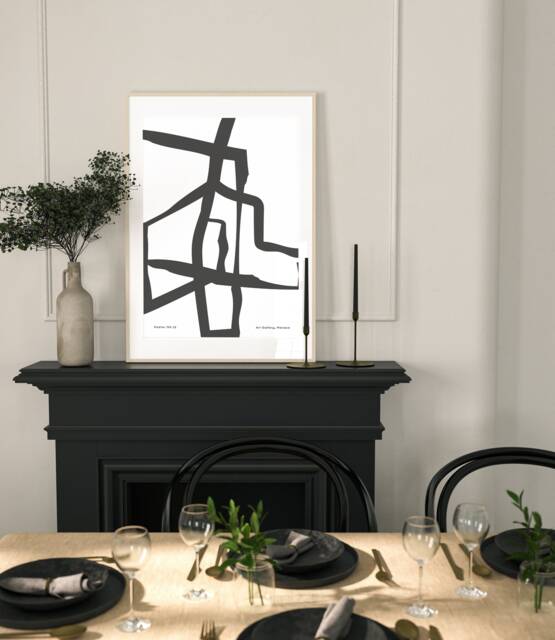 Abstract Print, Contemporary Art , Wall Home Decor Bedroom Minimal Neutral Beige, A5, A4, A3, A3+, A2 - image 1