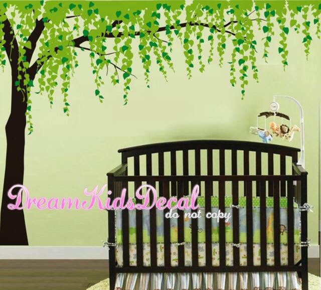 Cherry Blossom Tree Wall Decals, Nursery Mural Sticker, Home Decor - image 1