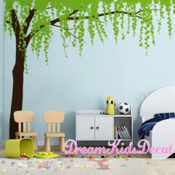 Cherry Blossom Tree Wall Decals, Nursery Mural Sticker, Home Decor - thumbnail 3