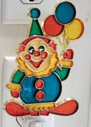 Nightlights - Various Designs Including Flags & Clowns -Made With Epoxy Resin Brass Frame - thumbnail 4