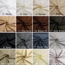 New High Quality Luxury Storm Grey 77 Cotton Fabric Lamp Shade Pendant Light Drum Shape With Metallic Linings - thumbnail 4