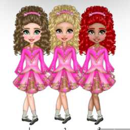 Personalized Irish Dancer Cushion Customized Character, Bedroom Decor, Gift For Her - thumbnail 3