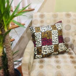 African Wax Print Pillow Cover Set Ankara Accent Pillows - thumbnail 2