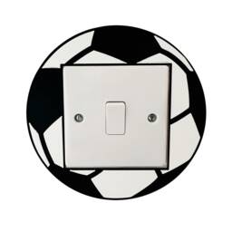 3D Printed Football Light Switch Cover Sports Bedroom Decor - thumbnail 1