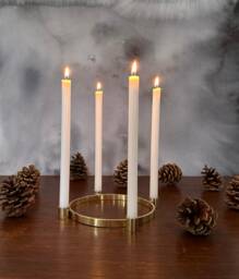 Advent Wreath Brass - thumbnail 1
