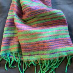 Warm Blanket Scarf - A Lovely Soft Touch, Very Warm, Nice & Lightweight. Shawl, Picnic Blanket, Bed Cover - thumbnail 2