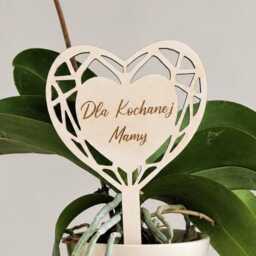 Personalised Plant Marker, Wooden Gift Stake For Mum Teacher Friend