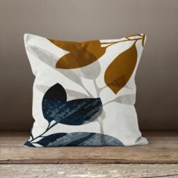 Flower Cushion Cover/Plants Pillow Case/Decorative Modern Green Leaf Home Textiles/Boho Plant Garden Pillow/Housewarming Gift - thumbnail 3
