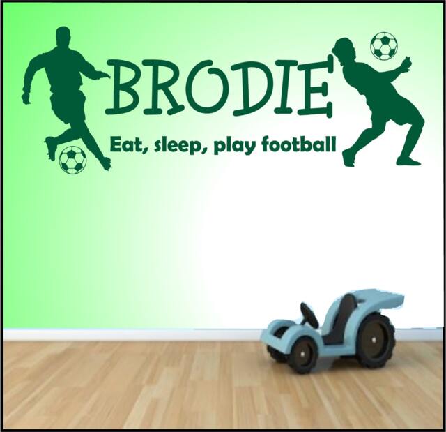 Personalised Football Quote Wall Sticker - image 1
