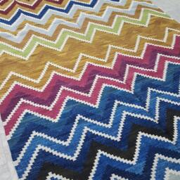 "Colorful Kilim Rug, Modern Multicolour Carpet, New Handmade Woolen Colorful Rug. Size6'8"" X 9'9" - thumbnail 2