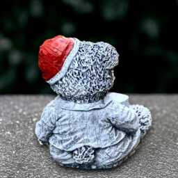 stone Bear Gift Sculpture Outdoor Teddy Figurine Concrete Animal Decoration Handmade Figure Cement Ornament Lover - thumbnail 4