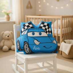 Personalized Lightning Mcqueen Pillows, Cars Pixar Pillow, Decorative Pillows For Kids Rooms, Cushions With Name - thumbnail 3