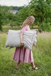 Softened Linen Pillowcase. Queen, King, Body, Custom & Others - Us Duty Paid - thumbnail 1