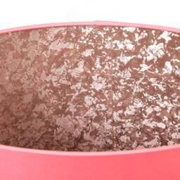 Handmade Blush Pink Oval Lampshade With Rose Gold Lining - thumbnail 3