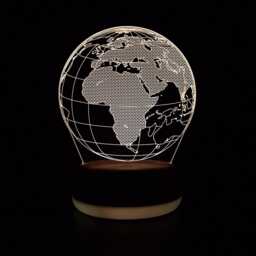 Globe Led Lamp With Rgb Controller, Sconce, Travel Gift, Geography Teacher Night Light, Light Of Earth, Up Decor - thumbnail 4