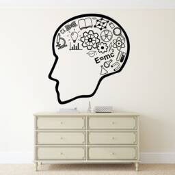 School Science Wall Vinyl Decal Education Sticker Office Interior Home Classroom Decor - 53Nr - thumbnail 1