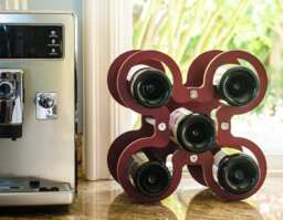 Modern/Contemporary Rosace Tabletop Wine Rack/Wine Storage - thumbnail 1