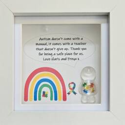 Autism Children's Thank You Gift Frame, Neurodiversity Adhd, Aspergers, Asd, Teacher - thumbnail 3