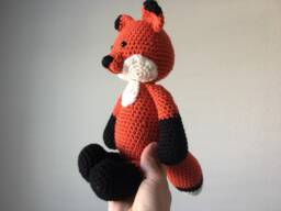 Mini Fox Crochet Handmade Toy