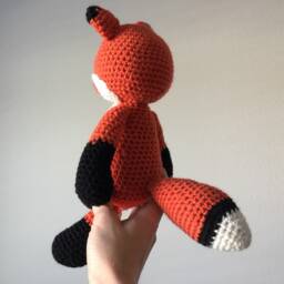 Mini Fox Crochet Handmade Toy - thumbnail 2