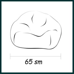 Bean Bag Chair, Child, Floor Cushion, Pouf, Chair Cover, Kids Bag, Unique Design - thumbnail 4