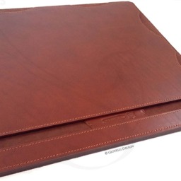 Leather Desk Mat With Business Card Holder - thumbnail 3