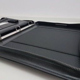 Leather Organizer , Portfolio Padfolio, Notepad Holder, 3 Ring Binder, Folio, Ring Binder Folder - thumbnail 3