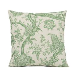 Brunschwig & Fils - Cevennes Print Aloe Floral Chinoiserie Inspired Bird Cushion Cover Handmade Throw Pillow Designer Home D??cor - thumbnail 3