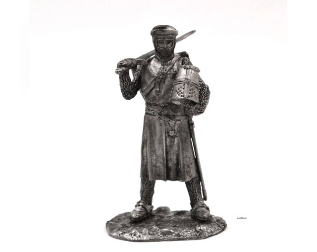 Tin 54mm Teutonic Grand Master 14Th Century Metal Miniature - image 1