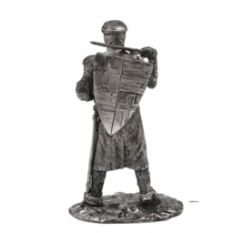 Tin 54mm Teutonic Grand Master 14Th Century Metal Miniature - thumbnail 3