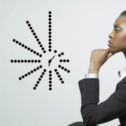 Morse Code Artificial Wall Clock Decal - thumbnail 2