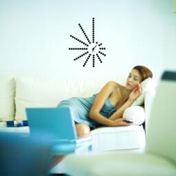 Morse Code Artificial Wall Clock Decal - thumbnail 3