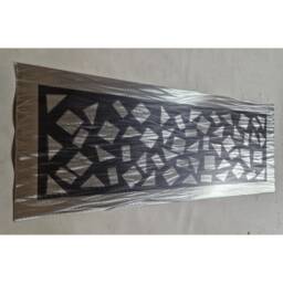 Modern Abstract Metal Wall Art, Silver Grey, R Toomer Art - thumbnail 2