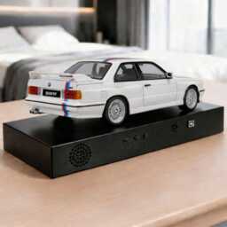 Bmw E30 M3 Alarm Clock - Realistic Engine Sound, Working Headlights, Handmade, Car Enthusiast Gift - thumbnail 2