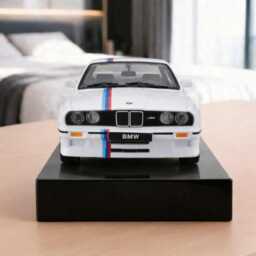 Bmw E30 M3 Alarm Clock - Realistic Engine Sound, Working Headlights, Handmade, Car Enthusiast Gift - thumbnail 3