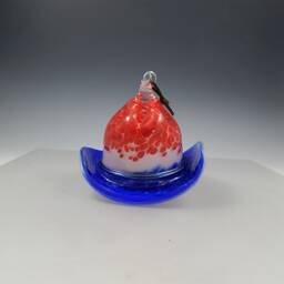 Patriotic Mini Cowboy Hat Ornament - Horseshoe Stand Optional - thumbnail 2