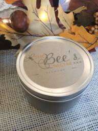 Green Tea & Lemongrass ~ All Natural Soy Candle 8 Oz Tins Travel Wedding Present Gifts - thumbnail 1