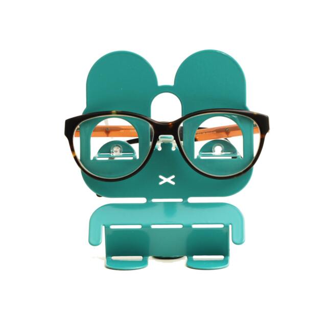 Animal Eyeglass Holder - Bunny Sunglass Stand Turquoise Home Accents Rabbit Decor Office Desk Storage Cool Hipster Gift 4Eyes - image 1