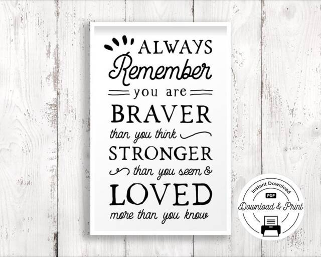 "Inspirational Wall Art 11""x17" - image 1