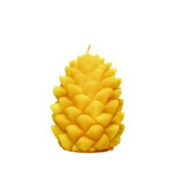 Hand Poured Beeswax Candle - Pine Cone