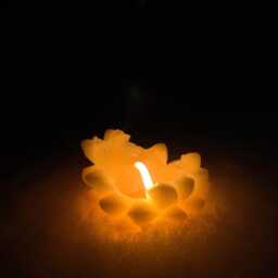 Hand Poured Beeswax Candle - Pine Cone - thumbnail 4