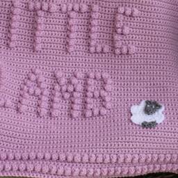 Instant Download - Mary Had A Little Lamb Crochet Baby Blanket Pattern - thumbnail 2