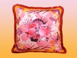 Reef Pillow - Pink/Orange - thumbnail 1
