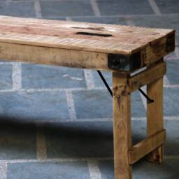 Timeless Elegance The Vintage Reclaimed Wood Dining Table - thumbnail 4