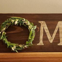 Rustic Country Farmhouse Style Stained Wooden Sign, Home Decor, Wall Decor - thumbnail 3