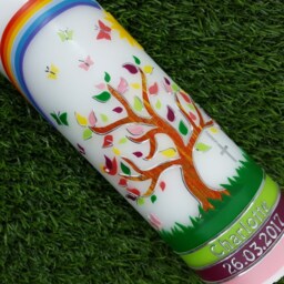 Baptismal Candle Tree Of Life, Incl. Inscription - thumbnail 2