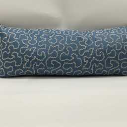 Linwood Wiggle in Cornflower - Bolster Cushion 68 X 25cm - thumbnail 3
