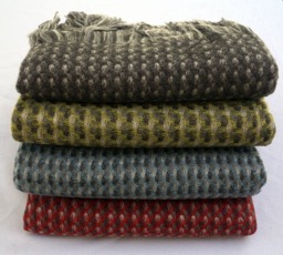 Wool Throw Blanket, Soft & Luxurious Kauri - No Synthetics Or Chemical Dyes - thumbnail 1
