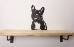 French Bulldog Wall Art/Garden Sculpture - thumbnail 1