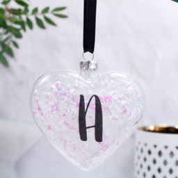 Personalised Heart Christmas Bauble - Family Baubles - thumbnail 4